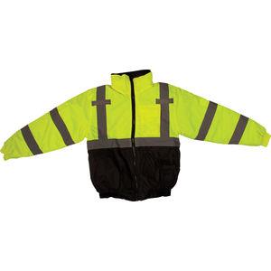 PET Oxford/Nylon ANSI Class 3 Hi-Visibility Insulated Jacket